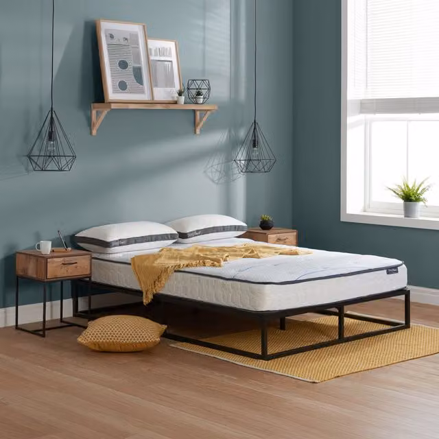 SleepSoul Air Open Coil Spring Mattress, Double, White – 2