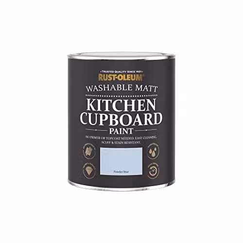 Rust-Oleum Matt Blue Kitchen Cupboard Paint, 750ml – 3