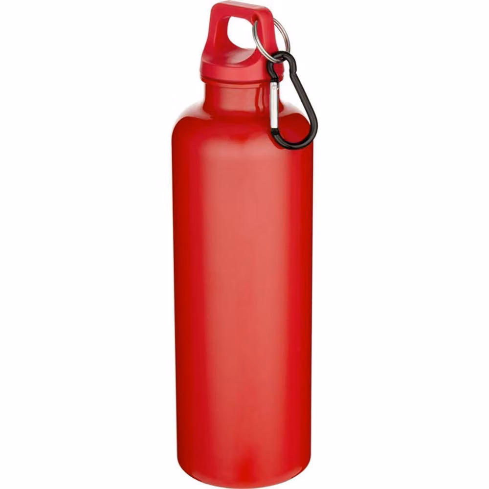 Floso Oregon Red Plastic Carabiner Clip Water Bottle with Screw Cap, 750 ml – 2