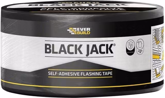 Sika Black Jack Flashing Tape in Black and Multicolour – 1