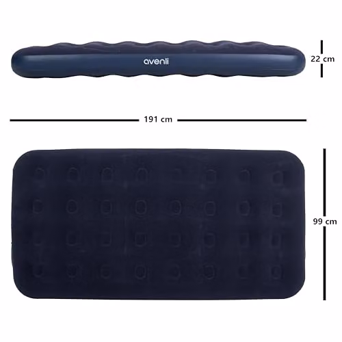 Jilong Twin Cb Unisex Water Repellent Outdoor Air Bed in Purple, W/D/H: 191 x 99 x 22 cm – 4
