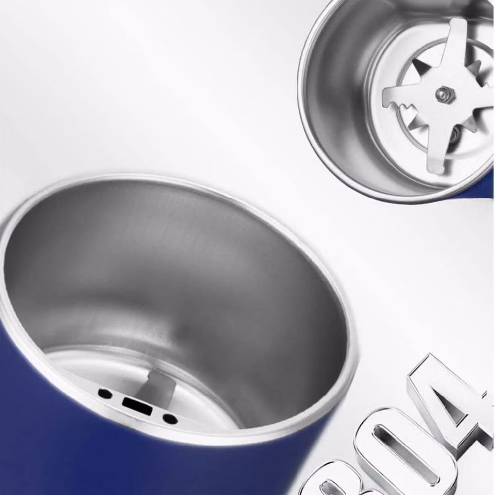 SPETLEK Electric Coffee Bean Grinder with Stainless Steel Blades in Blue – 4