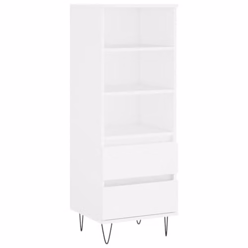 vidaXL Highboard in White, W/D/H: 40 x 36 x 110 cm – 1