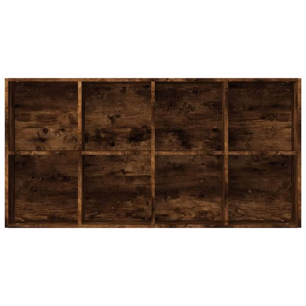 Berkfield Home Smoked Oak Book Cabinet and Sideboard in Brown, W/D/H: 66 x 30 x 130 cm – 4
