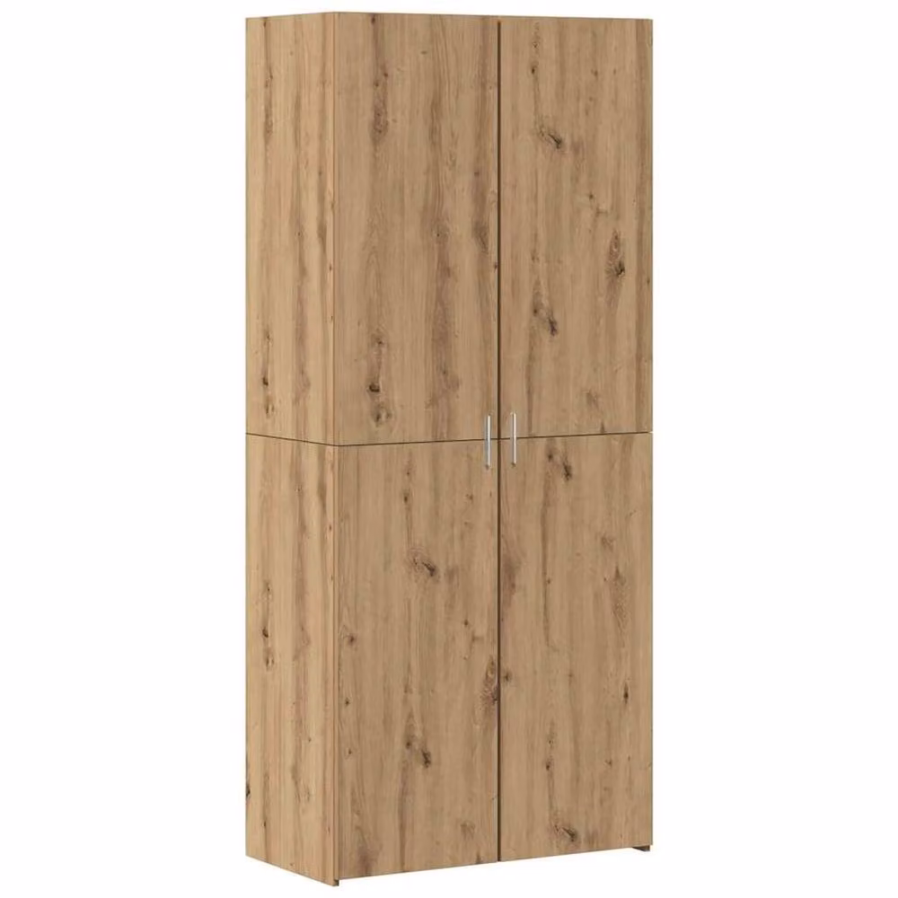 Berkfield Home Artisan Oak Highboard in Brown, W/D/H: 40 x 42.5 x 185 cm – 3