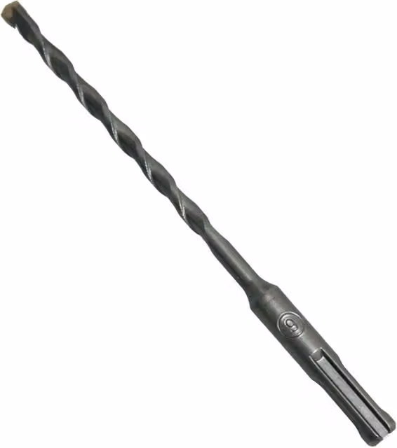 SupaTool Slotted Drill Shaft Masonry Drill Bit, Silver