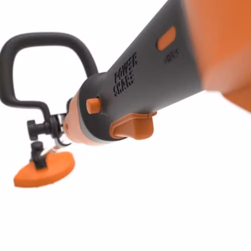 WORX WG183E 40V PowerShare Cordless Grass Trimmer with 33cm Cutting Line in Black and Orange – 2