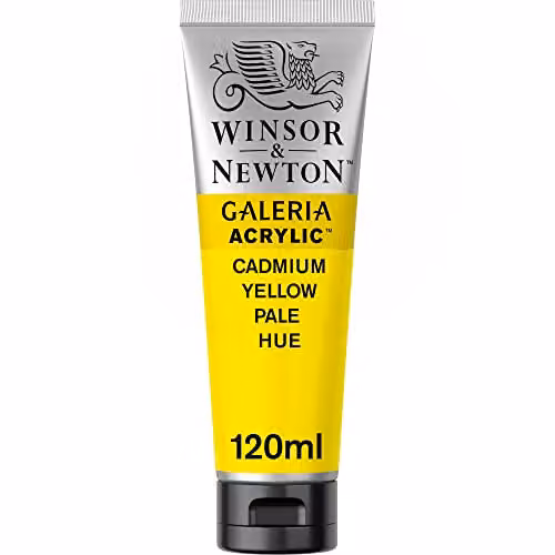 Winsor & Newton Galeria Acrylic Paint, Yellow, 120ml – 2