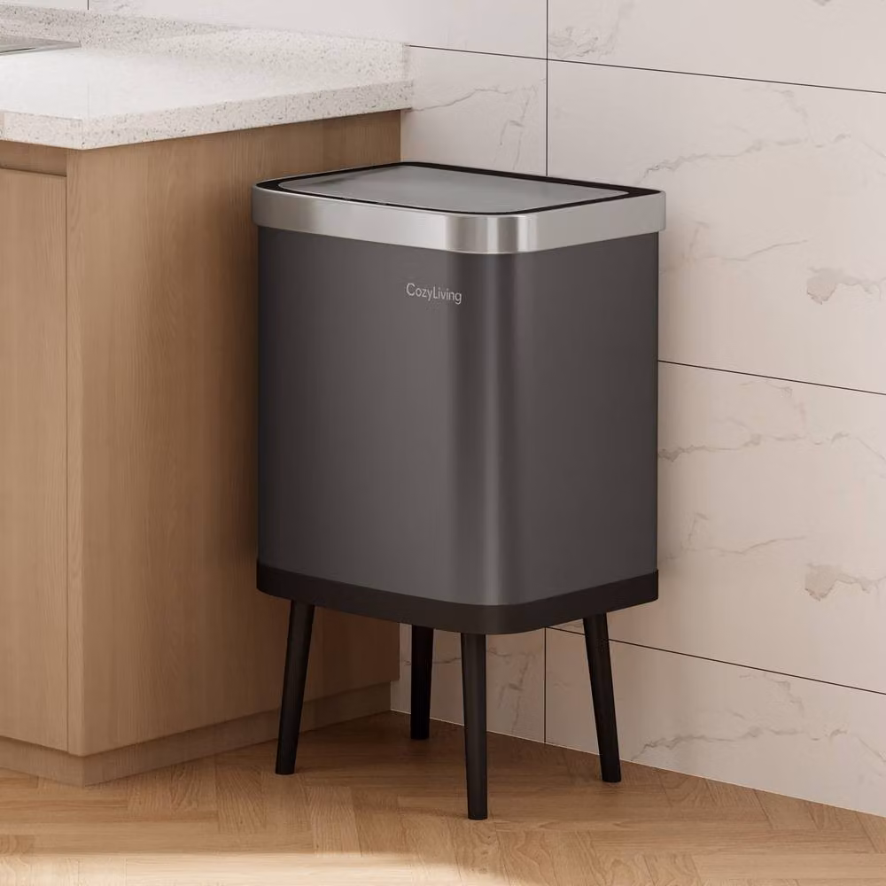 MCC Direct Smart Sensor Motion Activated Kitchen Waste Bin, 35L, Grey – 6