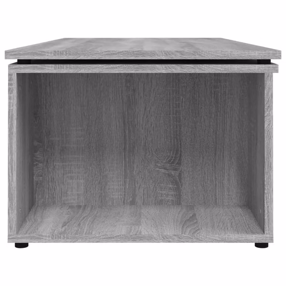 Berkfield Home Modern Grey Sonoma Coffee Table, W: 150 cm, D: 50 cm, H: 35 cm – 3