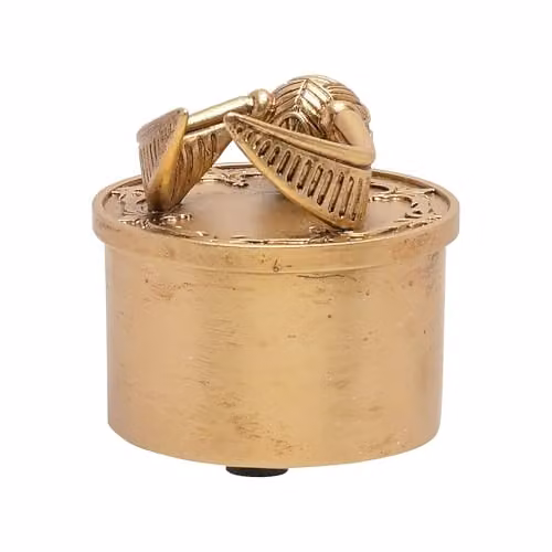 Widdop and Co Warner Bros Harry Potter Alumni Snitch Trinket Box in Gold Metal, W/D/H: 6.0 x 6.0 x 6.0 cm – 1