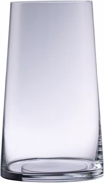 Galway Crystal Clara Vase in Clear Glass, Height: 21.59 cm
