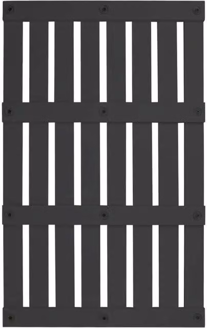 Kelvenix Large Black Wooden Bathroom Duck Board