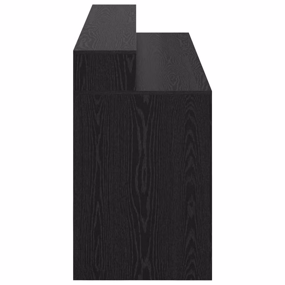 Berkfield Home Modern Writing Desk in Black Oak, W/D/H: 200 x 55 x 91 cm – 5