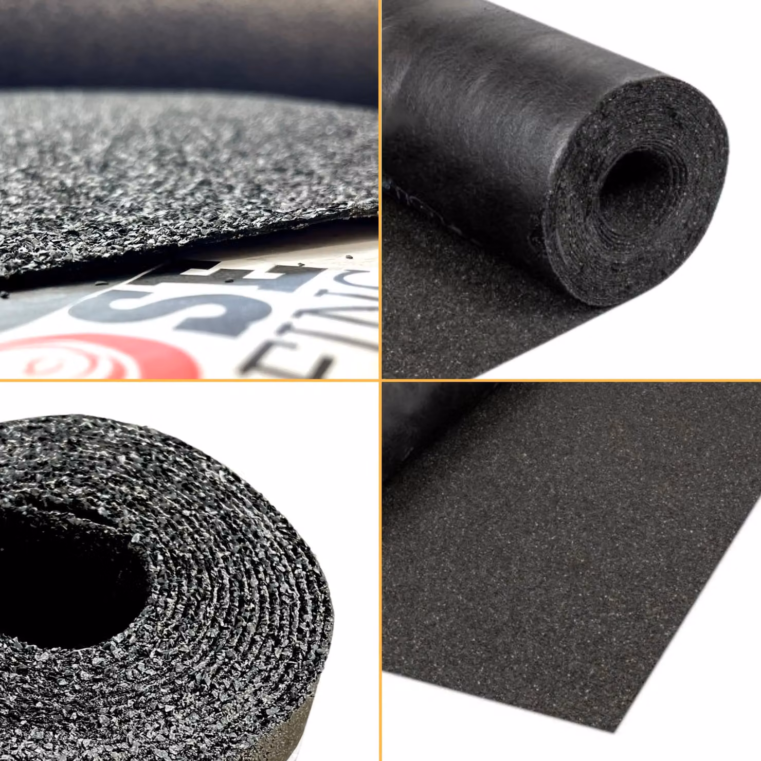 Novecrafto Heavy-Duty Black Polyester Shed Roofing Felt, 2 Rolls (W: 1 m x L: 5 m) – 8