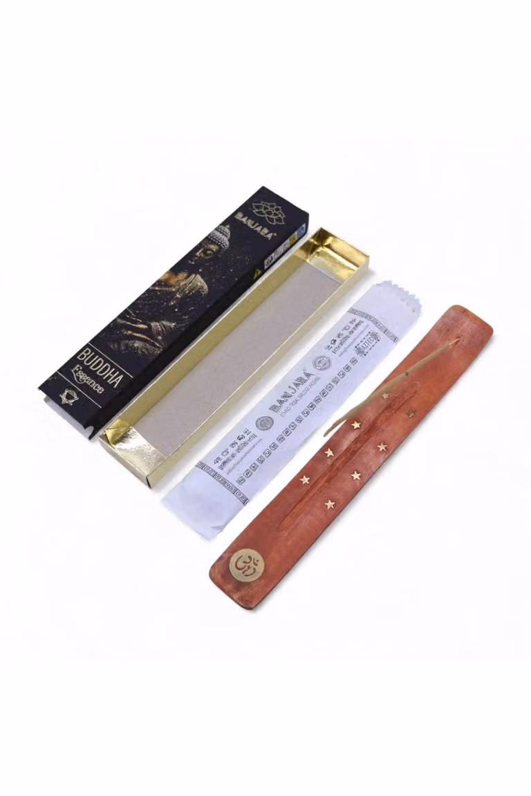 KDMD Banjara Buddha Essence Natural Herbal Incense Sticks in Black