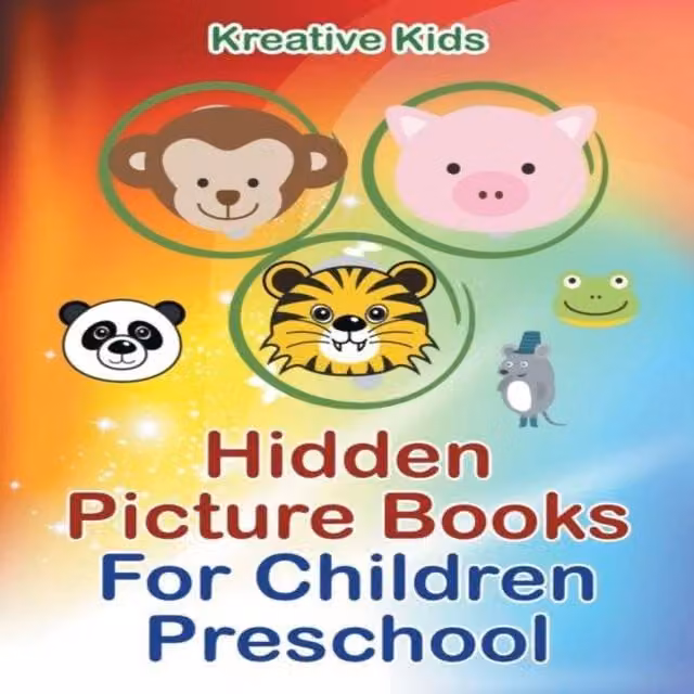 Kreative Kids Hidden Picture Books for Children Preschool Paperback, Multicolour