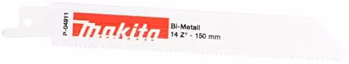 Makita Bimetal Reciprocating Saw Blades for Metal, Black