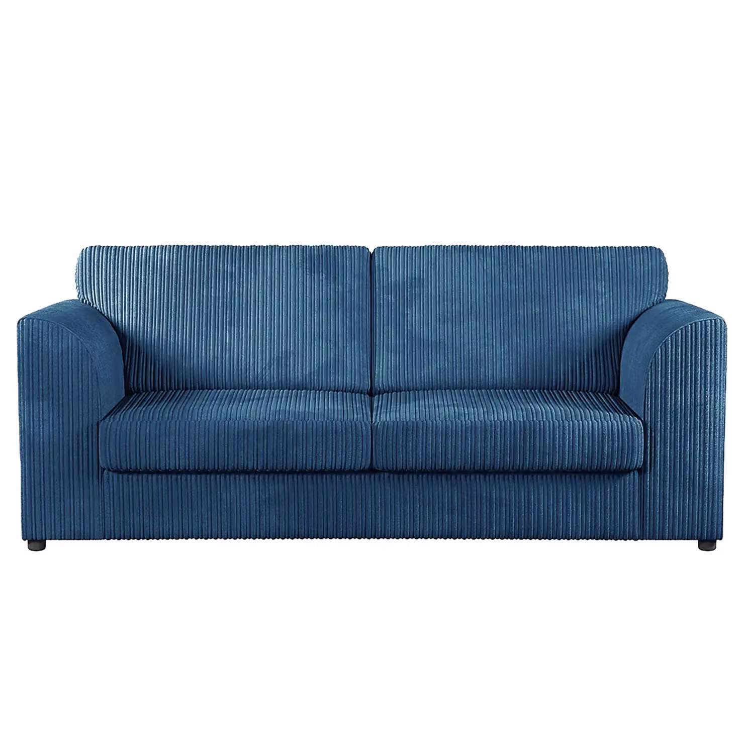 Furnishings For Less UK Luxor Jumbo Cord 3 + 2 Fabric Sofa Suite in Blue – 2