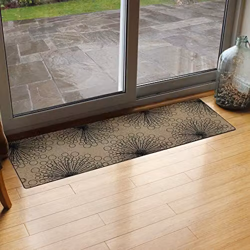 JVL Elegance Runner Mat, Dandelion Clock, Beige, W: 50 cm, L: 150 cm – 5