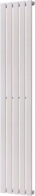 Typhoon White Single Panel Vertical Steel Radiator, W/D/H: 34 x 34 x 180 cm