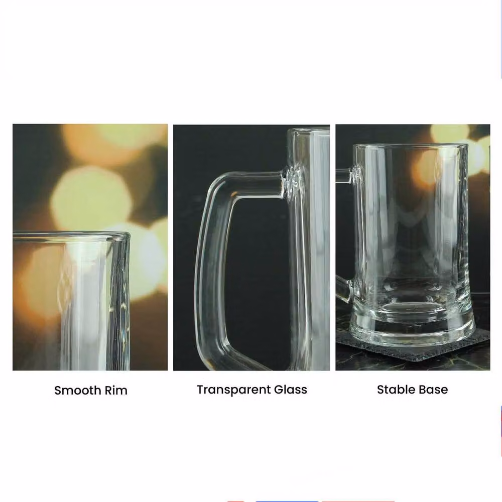 Uniqueful Personalised Beer Mug Tankard, 687 ml, Clear – 2