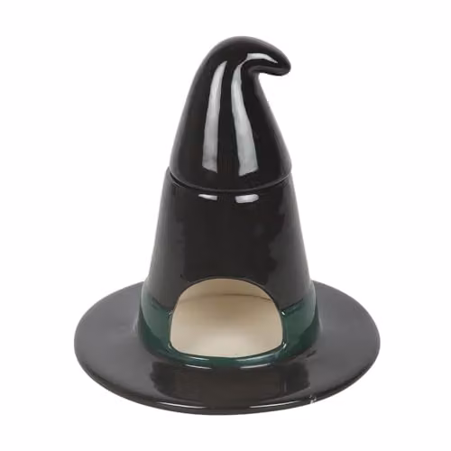 Something Different Wholesale Black Witch Hat Ceramic Oil Burner – 2