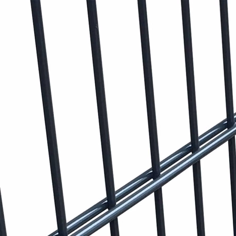 Berkfield Home 2D Single Steel Swing Fence Gate in Anthracite Grey, W: 106 cm, H: 170 cm – 4