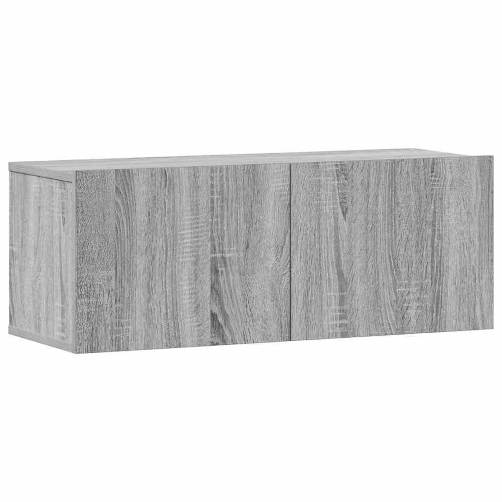 Berkfield Home 3 Piece Grey Matt TV Cabinet Set – 3