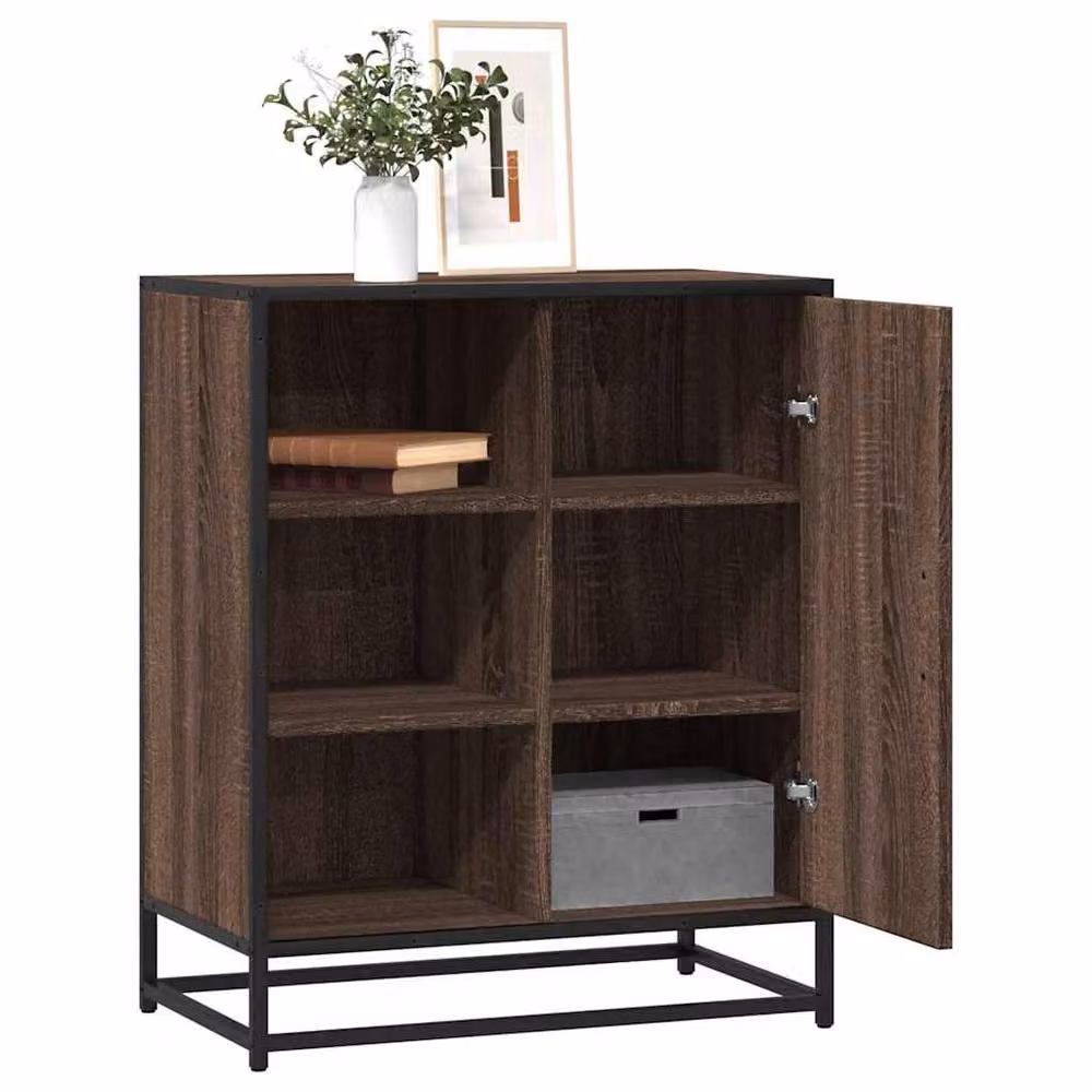 Berkfield Home Brown Oak Sideboard, W/D/H: 62 x 35 x 76 cm – 2