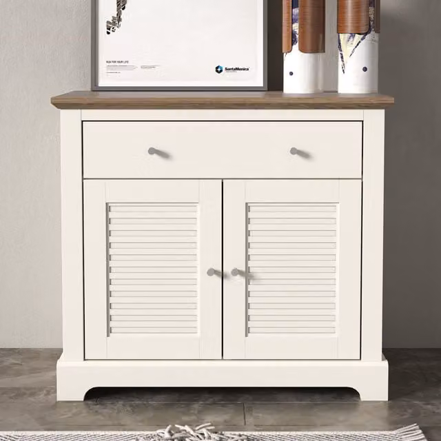 GFW Salcombe Compact Sideboard in White