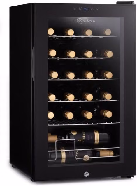 Subcold VIVA24 LED Compressor Wine Cooler in Black, W/D/H: 45 x 43 x 135 cm – 1