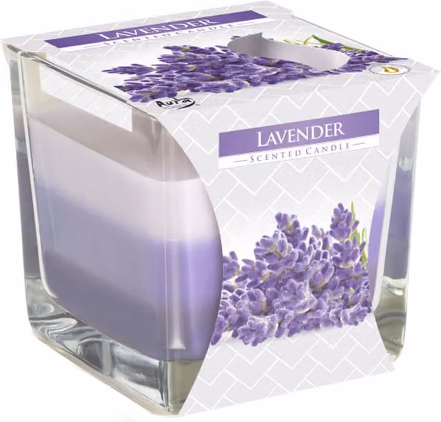 PL Rainbow Jar Candle Lavender Bliss in Multicolour and Purple