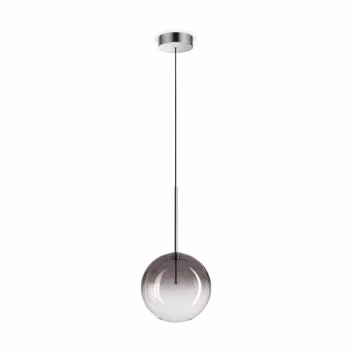 Ideal Lux Equinoxe Sphere Glass Pendant Ceiling Light in Grey