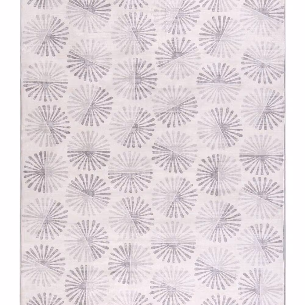 Wyld and Coco Modern Abstract Woven Area Rug in White, W: 140 cm, L: 200 cm – 2