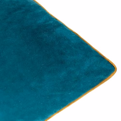 Furn Meridian Square Velvet Cushion in Turquoise Blue, W/D/H: 45 x 45 x 45 cm – 3