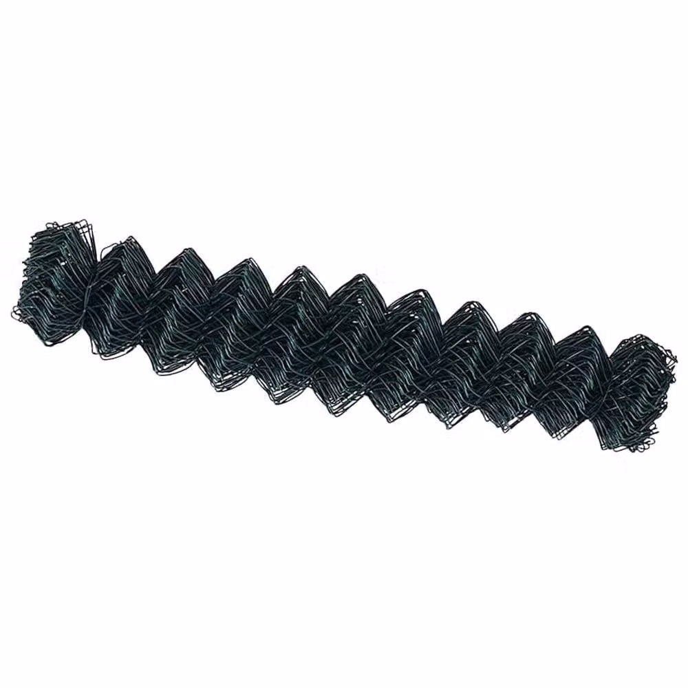 Berkfield Home Green PVC Coated Steel Chain Link Fence, H: 120 cm, L: 25 m – 4