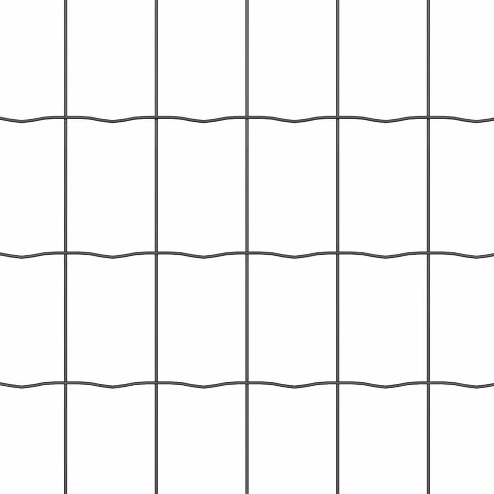 Berkfield Home Euro Fence Grey PVC-Coated Steel Fencing, W/H: 0.4 x 10 m – 5