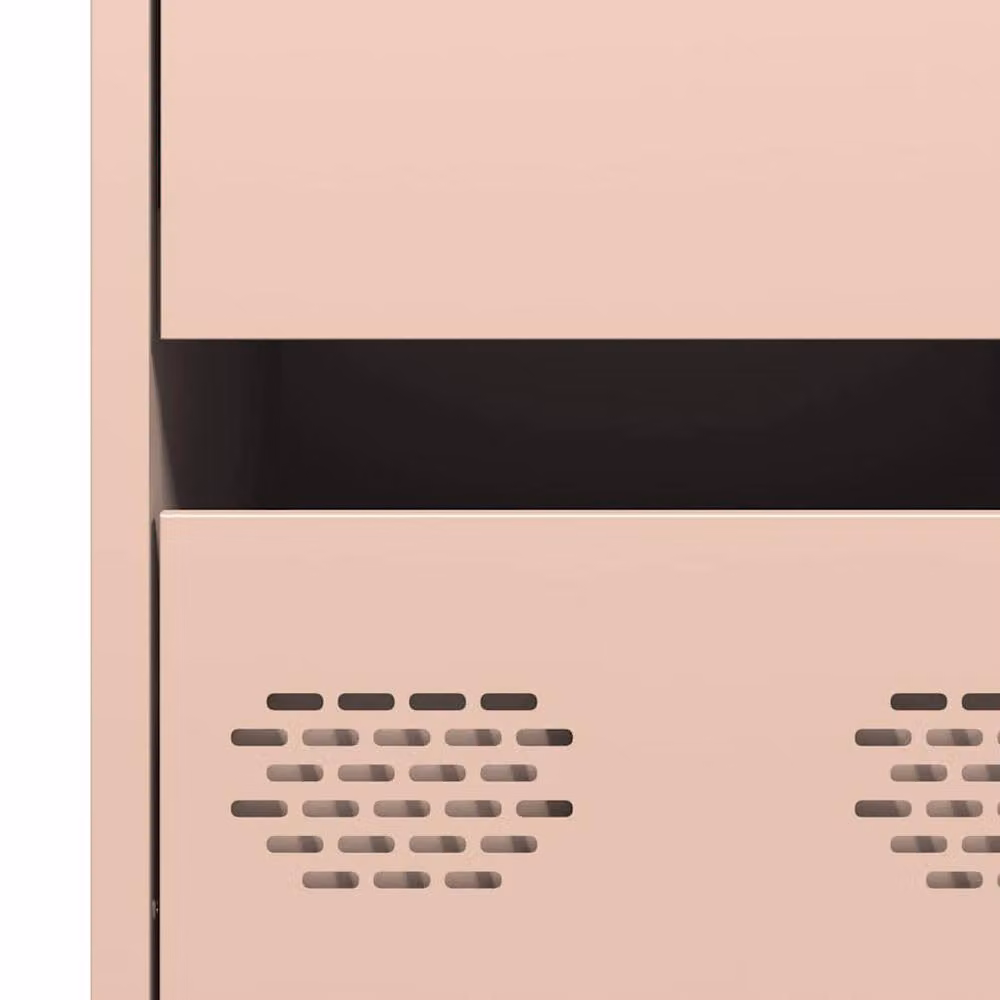 Berkfield Home Pink Cold-rolled Steel Sideboard, W: 35 cm, D: 39 cm, H: 73.5 cm – 4