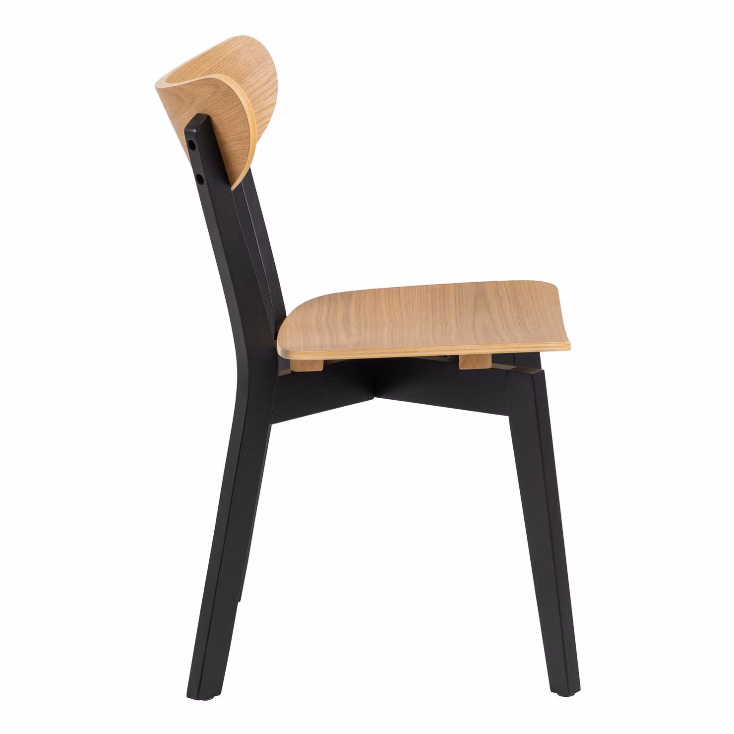 Furniture To Go Roxby Dining Chairs Set of 2 in Black and Oak – 3