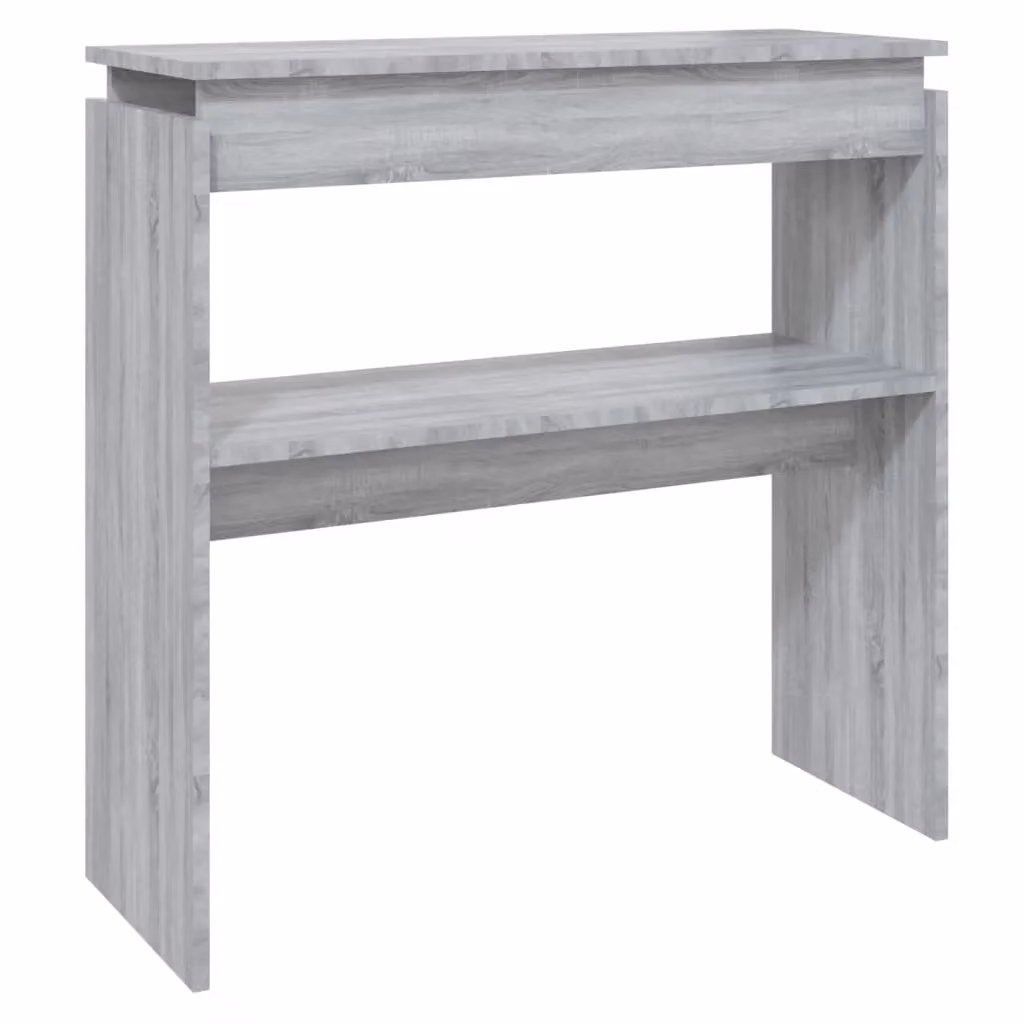 Berkfield Home Console Table in Grey Sonoma, W/D/H: 80 x 30 x 80 cm – 2