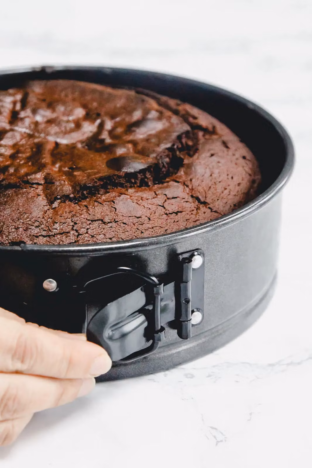 MasterClass Non-Stick Carbon Steel Springform Loose Base Cake Tin, Grey, Diameter: 20 cm – 11