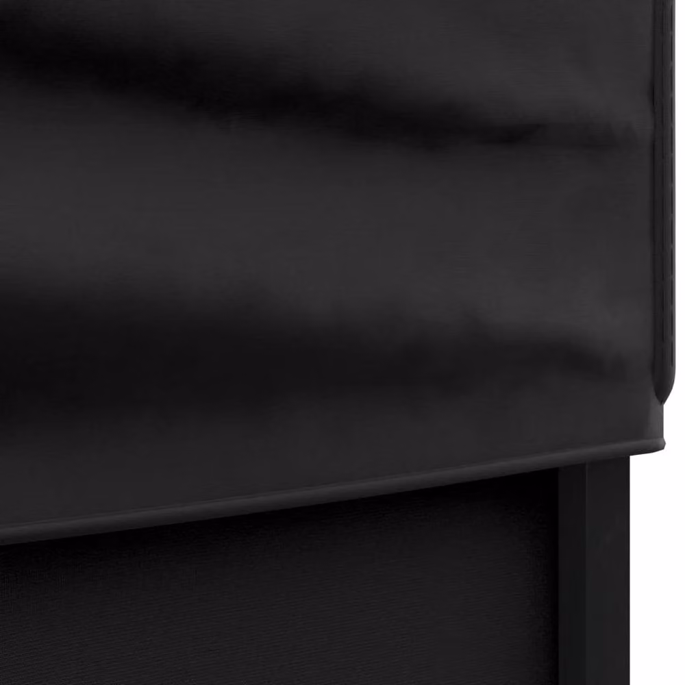 Berkfield Home Folding Party Tent with Sidewalls, Black and Silver, W/D/H: 2 x 2 x 2.54 m – 3
