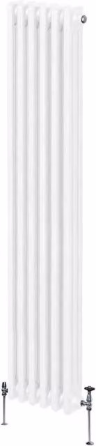 Monstershop Traditional 3 Column Steel Radiator, White, H 180 cm x W 29.2 cm x D 10 cm – 1