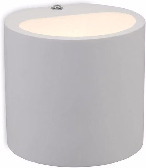 Firstlight Nina Minimalist Plaster Indoor Wall Light, White, G9