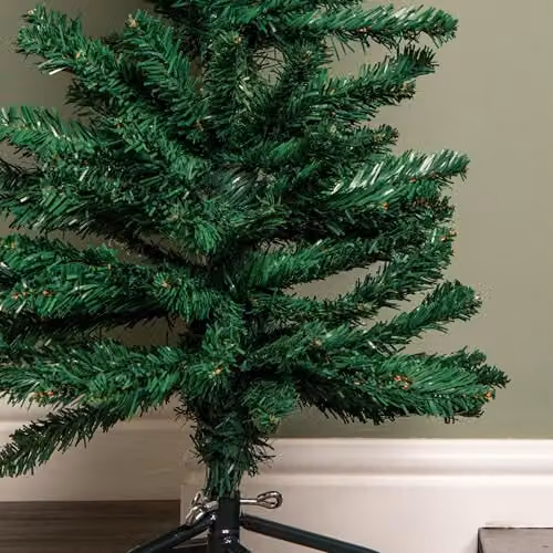 Samuel ALEXANDER Green Artificial Pencil Christmas Tree with Metal Stand, Height: 120 cm, Width: 40 cm, Depth: 40 cm – 3