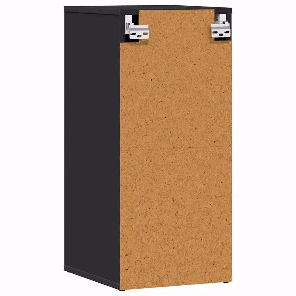Berkfield Home Set of 2 Modern Black MDF Shoe Cabinets, W/D/H: 32 x 35 x 70 cm – 6