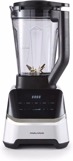 Morphy Richards Digital Jug Blender in Grey with Stainless Steel and Digital Display
