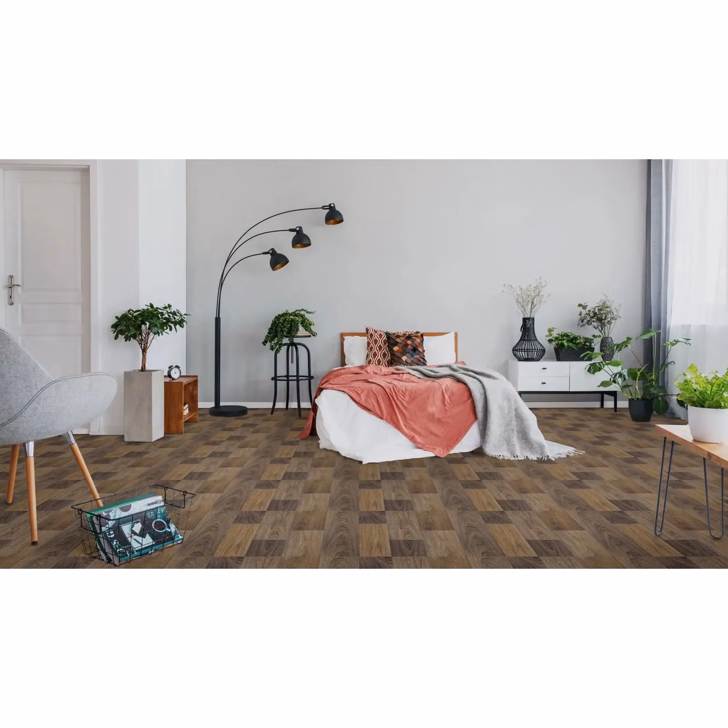 Granero Brown Wood Look Vinyl Flooring Sheet, Thickness: 2.8 mm, W: 300 cm x L: 600 cm – 2
