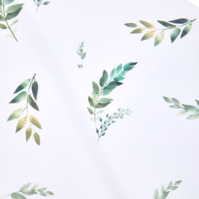 Livingandhome 10-Piece Self-Adhesive Floral PVC Wall Stickers in White and Multicolour